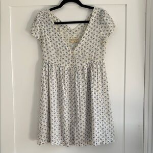 Ralph Lauren Blue and White Floral Casual Dress